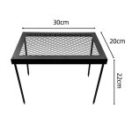 Barbecue de table en fer multifonctionnel pour l'extrieur, grille de camping, pratique, pliante, en ...