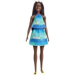 Barbie aime l'ocan - poupe cheveux noirs en plastique recycl - poupe mannequin - 3 ans et +