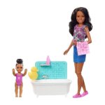 Barbie babysitter heure du bain skipper brune - fxh06 - coffret poupée mannequin - 3 ans et + Barbie babysitter heure du bain skipper brune - fxh06 - coffret poupée mannequin - 3 ans et +