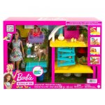 Barbie coffret barbie a la ferme, poupée barbie brune Barbie coffret barbie a la ferme, poupée barbie brune