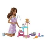 Barbie - coffret larbre a chat - poupe mannequin - 3 ans et +
