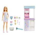 Barbie - coffret marchande de glace - poup�e mannequin - d�s 4 ans
