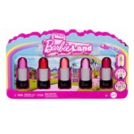 Barbie coffret mini barbieland 6 rouge a levres avec mini poupes - jbd26