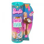 Poupe barbie cutie reveal srie jungle avec singe - poupe mannequin - 3 ans et +