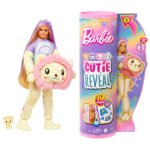 Barbie cutie reveal poupe barbie et accessoires, costume lion en peluche