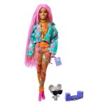 Barbie - extra doll - pink braids (gxf09)