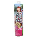 Barbie fab barbie - barbie chic robe bleue - poupe mannequin - 3 ans et +