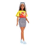 Barbie fab barbie - poup�e fashionista top flammes - poup�e mannequin - d�s 3 ans