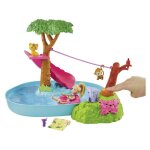 Barbie famille chelsea coffret la rivi�re de la jungle mattel gtm85