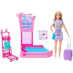Barbie barbie - coffret retrait des bagages - avec bagages