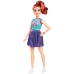 Barbie fashionistas barbie - - poup�e avec haut de sport et jupe, cheveux roux