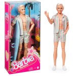 Barbie le film - poupée ken avec ensemble de plage rayé a collectionner Barbie le film - poupée ken avec ensemble de plage rayé a collectionner