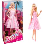 Barbie le film - poupe barbie en robe vichy rose a collectionner