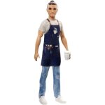 Barbie - ken serveur - barista - poupee mannequin - theme metiers