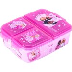 Barbie kids boîte a repas rectangulaire a compartiments multiples sans bpa Barbie kids boîte a repas rectangulaire a compartiments multiples sans bpa
