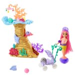 Barbie - barbie mermaid power - coffret avec poupe chelsea