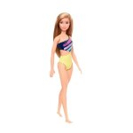 Barbie plage maillot de bain a rayures Barbie plage maillot de bain a rayures