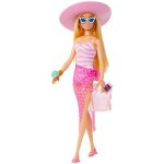 Barbie barbie - barbie plage - poup�e blonde en maillot de bain et accessoires