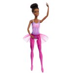 Barbie barbie - barbie ballerine - poup�e brune avec tutu amovible violet