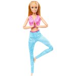 Barbie barbie - barbie fitness - poup�e blonde articul�e avec tenue amovible