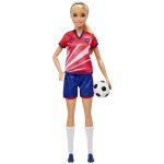 Barbie barbie - poup�e barbie footballeuse, blonde, maillot n 9, d�s 3 ans