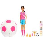 Barbie barbie - poup�e barbie joueuse de football balle surprise