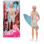 Barbie signature barbie - ken du film barbie - poup�e avec ensemble de plage ray�
