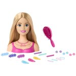 Barbie barbie - t�te � coiffer et accessoires, chevelure blonde et accessoires