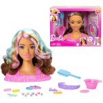 Barbie barbie - t�te � coiffer color reveal - chevelure brun fonc� et accessoires