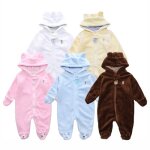 Barboteuse pour bb, vtements d'escalade pour enfants, automne et hiver, combinaison chaude de style ...
