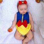 Barboteuse cosplay pour bébés filles, vêtements pour petites filles, blanche - neige, sans manches, a ... Barboteuse cosplay pour bébés filles, vêtements pour petites filles, blanche - neige, sans manches, a ...