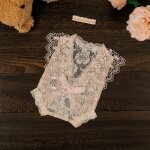 Barboteuse en dentelle pour bb, accessoires de photographie, bande de sauna, accessoires de prise de ...