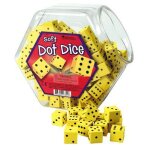 Baril de 200 ds mousse 2x2cm points