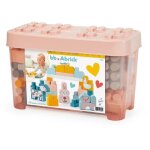 Baril de briques - jeu de construction - ecoiffier - ferme - 55 pieces - + 12 mois