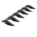 Barre � dents de godet - duoku - conception boulonn�e - 48  - barre robuste � 6 dents - pour chargeur ...