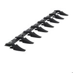 Barre � dents de godet - duoku - conception � boulonner - barre robuste � 8 dents pour chargeur tracteur ...