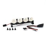 Barre d'eclairage led de toit avec c�ble de conversion, accessoires de mise a niveau, pour wpl d12 1 ...