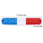 Barre lumineuse d'alarme led, 5 modes, 113 / 143mm, flash de police rc, pour 1 / 14 1 / 10 hsp kyosho ...