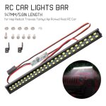 Barre lumineuse de toit de voiture rc, 147mm, 48 led, pour 1 / 10 hsp redcat traxxas tamiya hpi axial ...