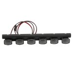 Barre lumineuse de toit de voiture sur chenilles rc, projecteurs adapts  trx4 1 / 10 scx10 pull car6led, ...