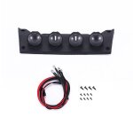 Barre lumineuse de toit pour voiture sur chenilles traxxas 1 / 10 rc, trx4 g500 trx6 g63, pi�ces de mise ...