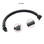 Barre de pare choc pour maclaren atom, type rigide elastique rglable avec housse en cuir, repose mains ...