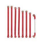 Barre de traction a maillons en alliage d'aluminium, 8 pices, pour chenille axiale scx10 iii axi03007, ...