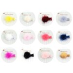 Barrettes en forme de boule de fourrure coréenne jolies 12 pièces, barrettes a clip epingle de cheveux, ... Barrettes en forme de boule de fourrure coréenne jolies 12 pièces, barrettes a clip epingle de cheveux, ...