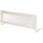 Barrire de lit enfant et bb roba klipp - klapp antichute et pliable - 100 cm - beige