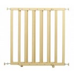 Barrire de scurit bb pour porte et escalier - roba - rglable - bois naturel