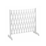 Barrire de protection extensible blanche plastique