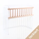 Barriere de securite bois clair lit berceau cododo babybay maxi