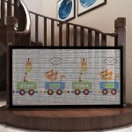Barrire de scurit extensible imprime pour enfants (89 cm x 85 cm), barrire de scurit amliore ...