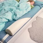 Barrire de scurit pour lit d'enfant avec ceinture anti - chute - barrire de voyage en mousse antidrapante ...